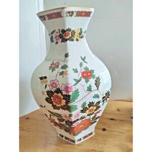 Vintage Large "The Bonair" Staffordshire England Vase 12 1/2" Tall